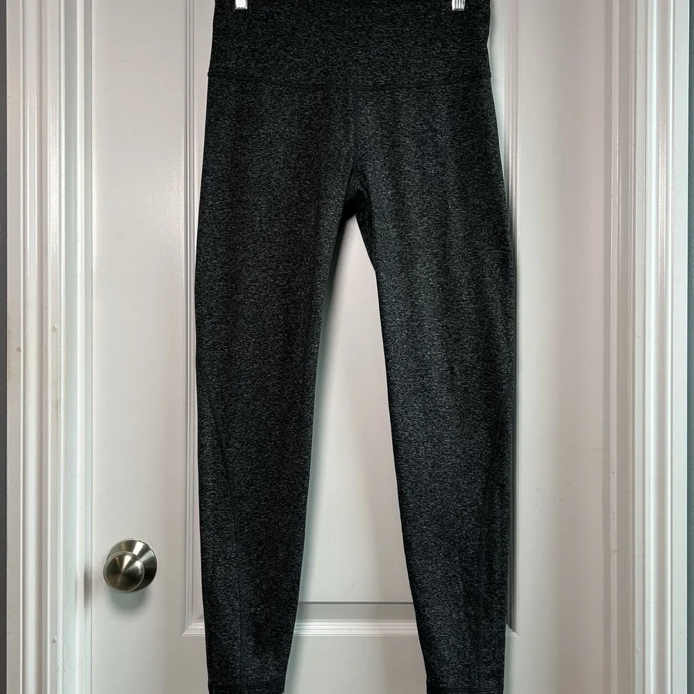 Old‎ Navy Active Moisture Wicking High Rise Heather Gray Full Length Leggings